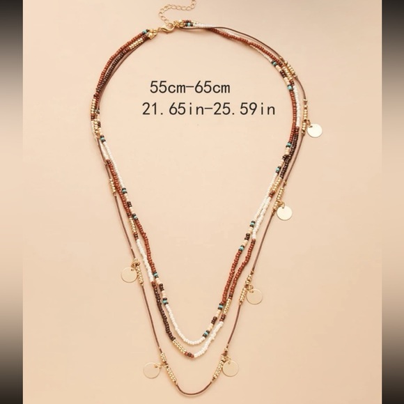 Summer style layered necklace - Picture 3 of 3